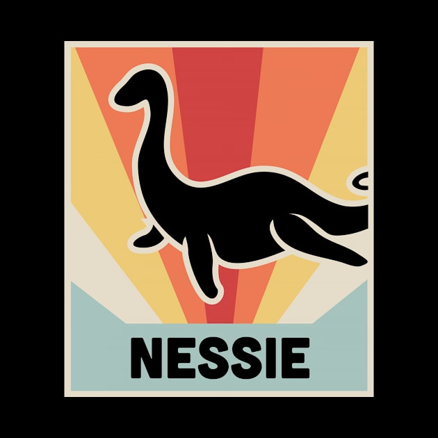 Vintage Style Nessie | Loch Ness Monster by Wizardmode