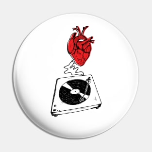 Heart Beat Turntable Pin