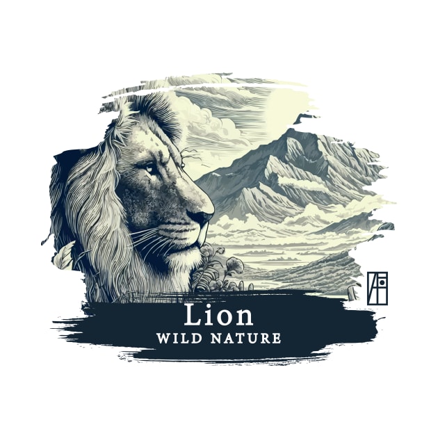 Lion - WILD NATURE - LION -6 by ArtProjectShop