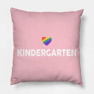 Leopard Rainbow Last Day Of School 2022 Kindergarten Teacher Pillow