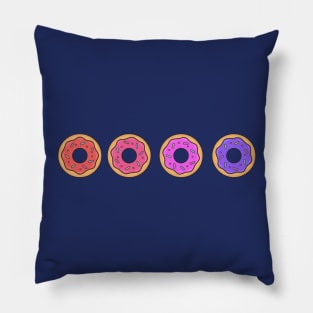 cute and kawaii donuts Pillow