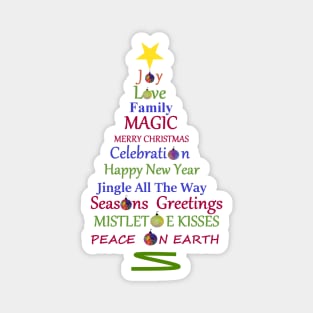 HOLIDAY Tree Magnet