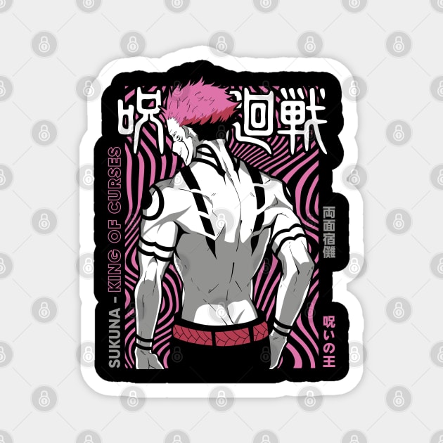 Sukuna - Jujutsu Kaisen Cool Design Magnet by Otaku Vibes