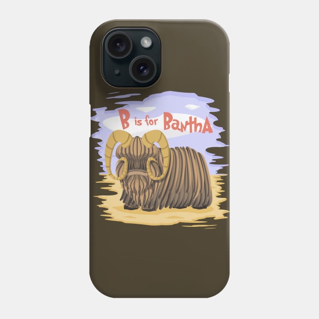 B is for Bantha Phone Case by SquareDog