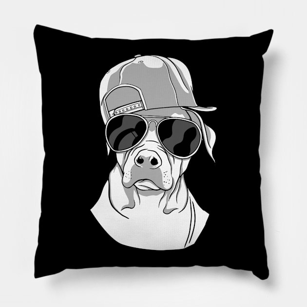 dog lover cute cool design Pillow by Midoart