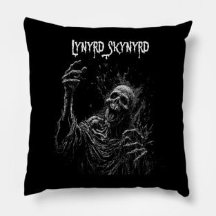 Darkened Skull Skynyrd Pillow