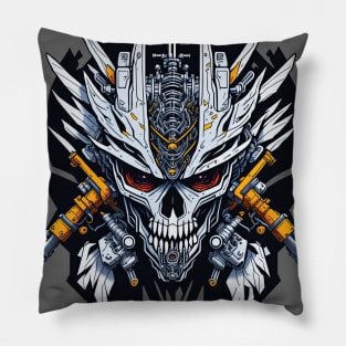 Mecha Skull S02 D66 Pillow