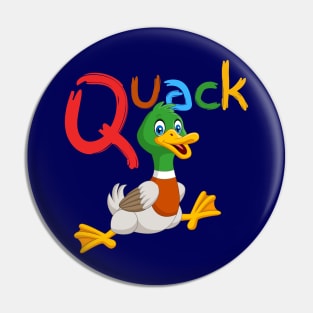 Duck Quacking Pin