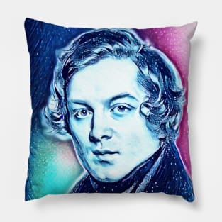 Robert Schumann Snowy Portrait | Robert Schumann Artwork 12 Pillow