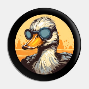 Duck with Sunglasses Pin
