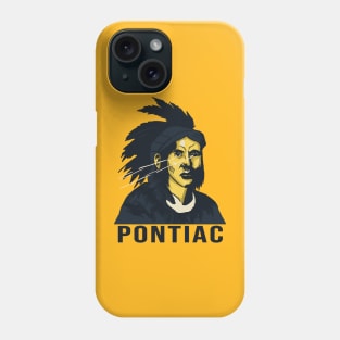 Pontiac Native American Vector Shirt Design Phone Case