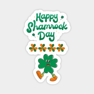 Saint Patricks Day, Happy Shamrock Day Magnet