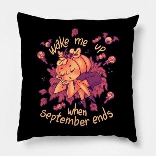 Sleepy Pumpkin Pillow