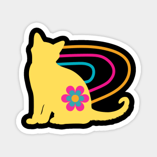 Cat silhouette Magnet
