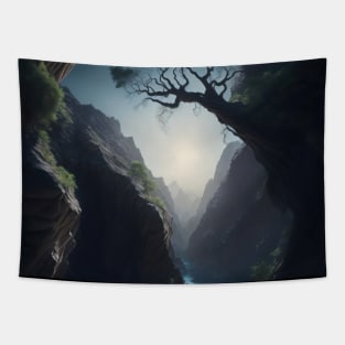 Mystic Luminous Enigma Tapestry