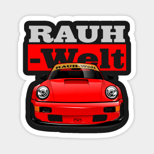 Rauh Welt Begriff Red Magnet