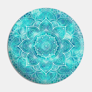 Ocean Mandala Pin