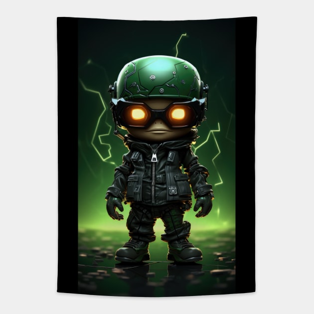 Doom Guy Tapestry by TooplesArt
