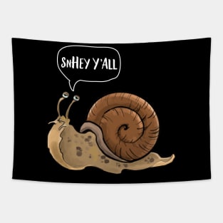 Hey Y'all Snail Tapestry