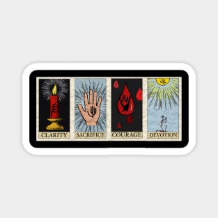 My Chemical Tarot Cards Magnet