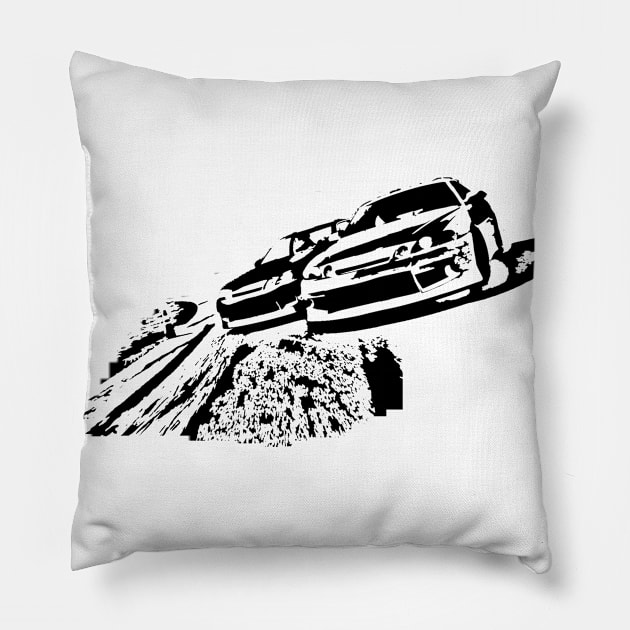 Tandem Anyone? Pillow by RodeoEmpire