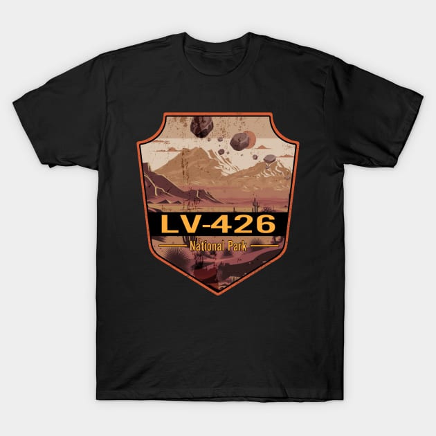 Beautiful National Park LV-426 Vintage Mountains Design - National Park Lv  426 - T-Shirt