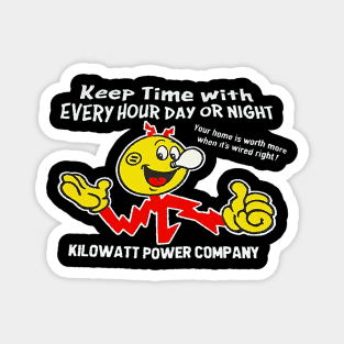 kilowatt Power Company Magnet