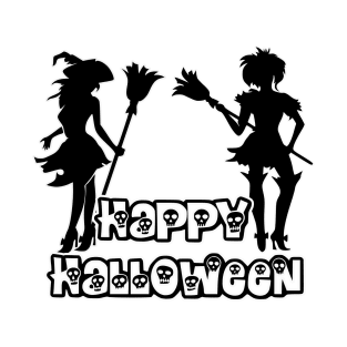 Pretty Halloween Witches - Happy Halloween - 1510201500 T-Shirt