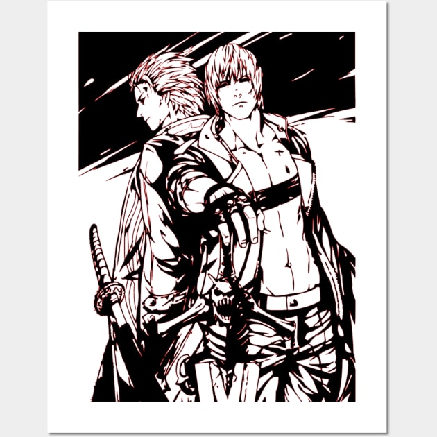 dante and vergil (devil may cry and 1 more) drawn by evanolge