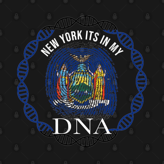 New York Its In My DNA - New Yorker Flag - Gift for New Yorker From New York by Country Flags