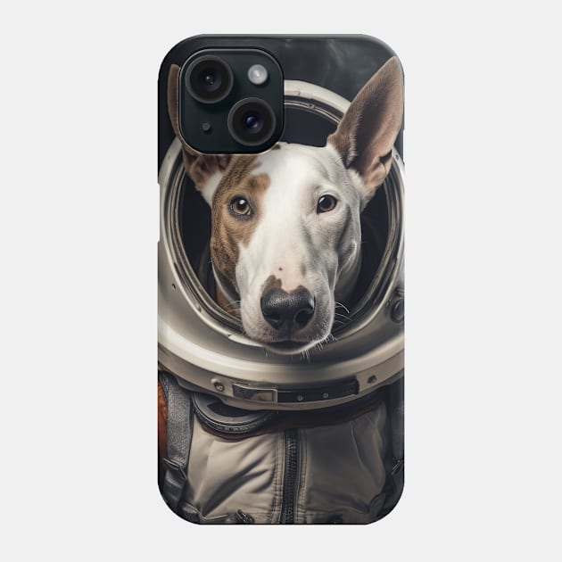 Astro Dog - Miniature Bull Terrier Phone Case by Merchgard