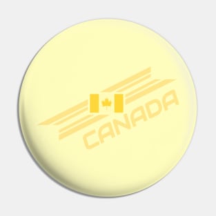 Minimalistic Gold Canada Flag Team Shirt Pin