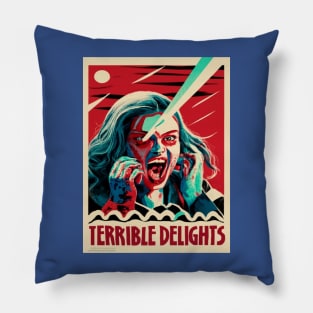 Terrible Delights Laser Freak Out Pillow