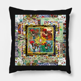 Portuguese folk art Pillow