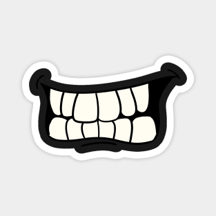 Toothy Grin Mask Magnet