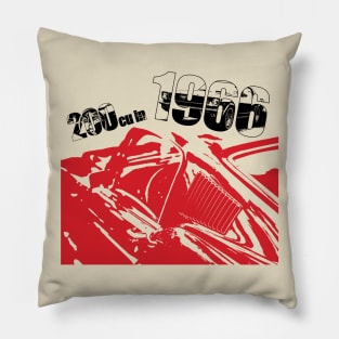 1966 Mustang silhouette Pillow