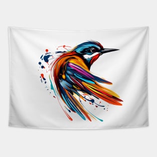 bird with pop art style Tapestry