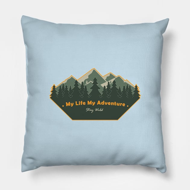 My Life My Journey Pillow by campervan