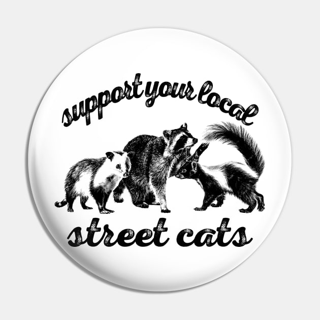 Local Street Cats Pin by jawiqonata