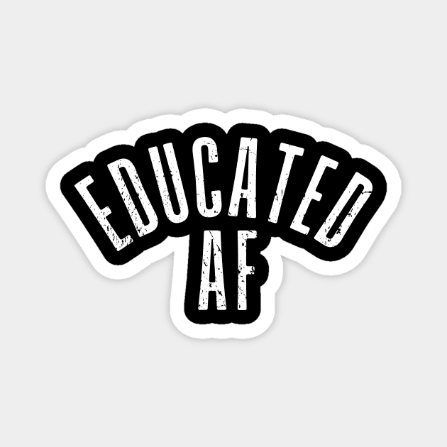 Educated AF Magnet by Oolong