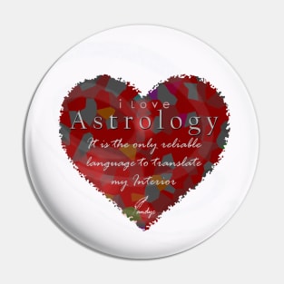 ASTROLOGY LOVE Pin