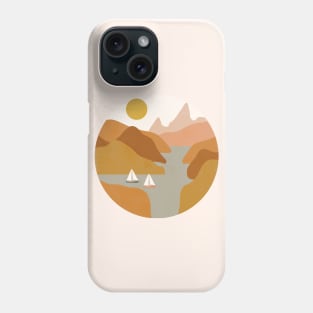 Abstract Islands Landscape Phone Case