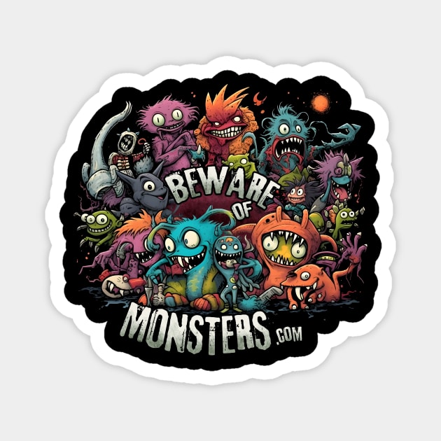 Beware of Monsters Magnet by JRobinsonAuthor