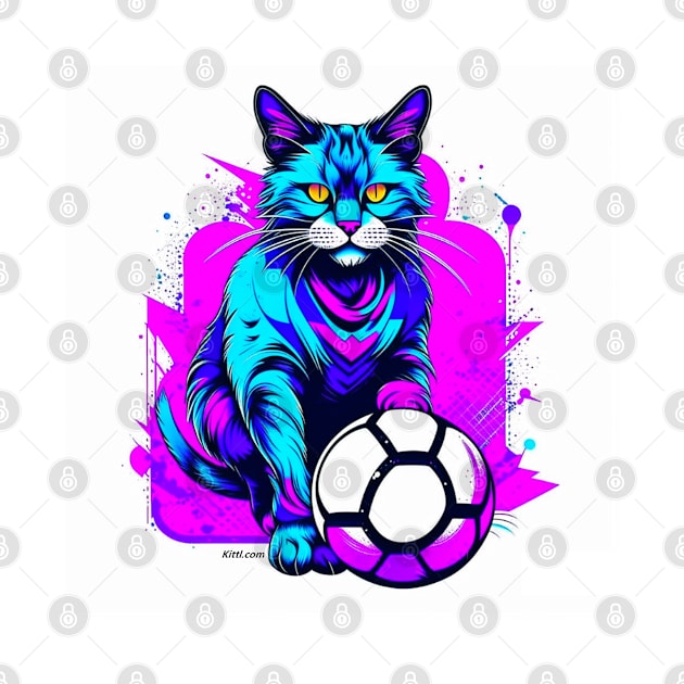 Soccer Cat Player by Mikato Joo