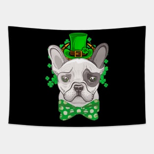 Funny Bulldog lover for irish - saint patrick best gift Tapestry