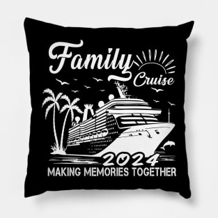 Cruise Squad 2024 Summer Vacation Matching Family Group Classic Pillow