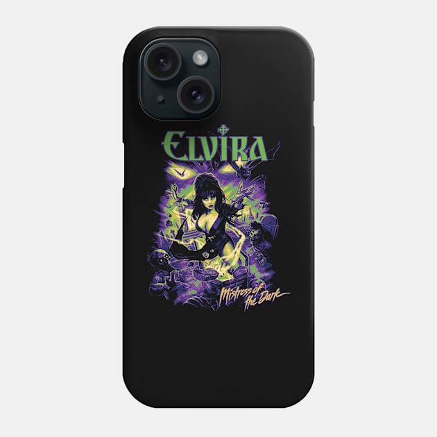 Elvira Mommy Misstress of The Dark Phone Case by OrcaDeep