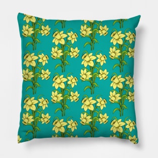 Daffodil Pattern Pillow