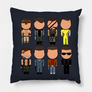 Classic Arnie Movie Icons Pillow