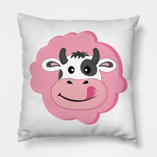 Cow Face Pillow